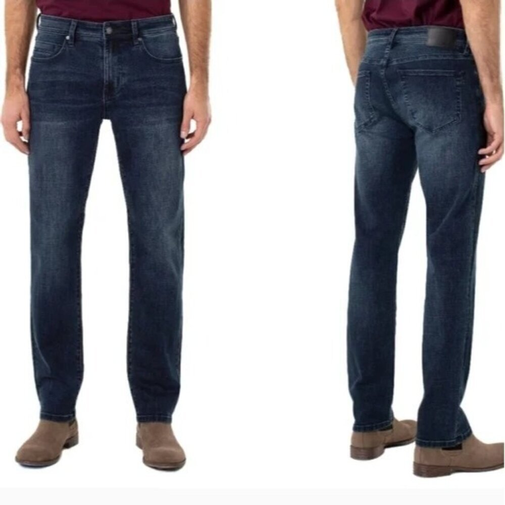 Liverpool Los Angeles Men's Relaxed Straight Blue Jeans 28" X 34" NWT